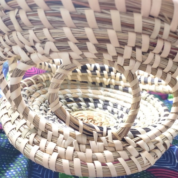Accents Authentic Gullah Geechee Made Sweetgrass Basket Poshmark